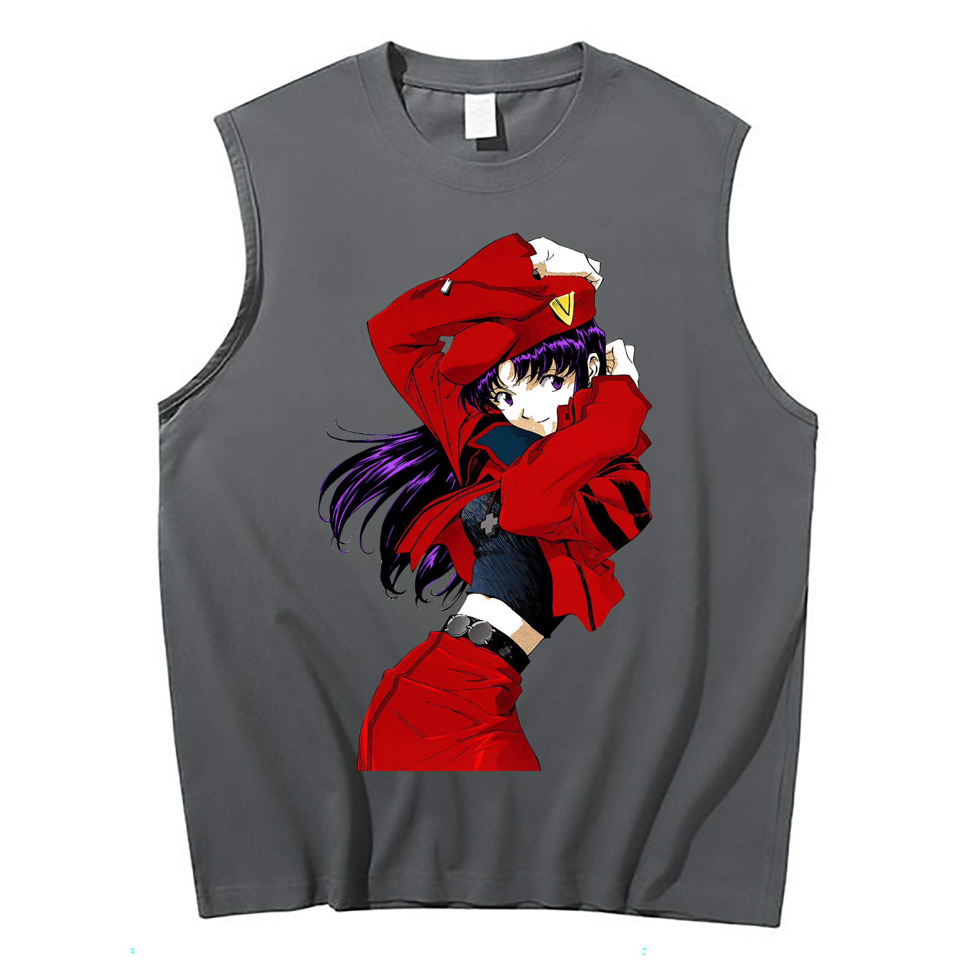 （画像用） EVA 新世紀エヴァンゲリオン コットン100％タンクトップ（フロントプリント）